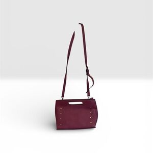 🍷 Merlot Studded Crossbody Bag | Convertible Handle Tote 🍷